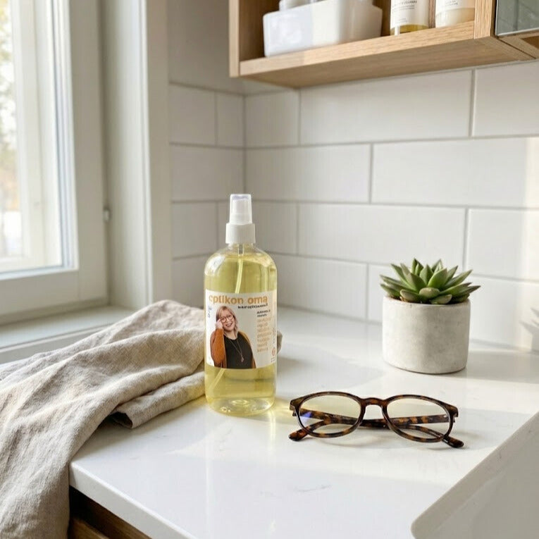 Optikon Oma Starttipaketti 250 ml + mikrokuituliina